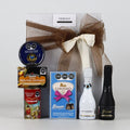 "Sparkling & Savory" Gourmet Box: Cava, Wine & Pairing Selection