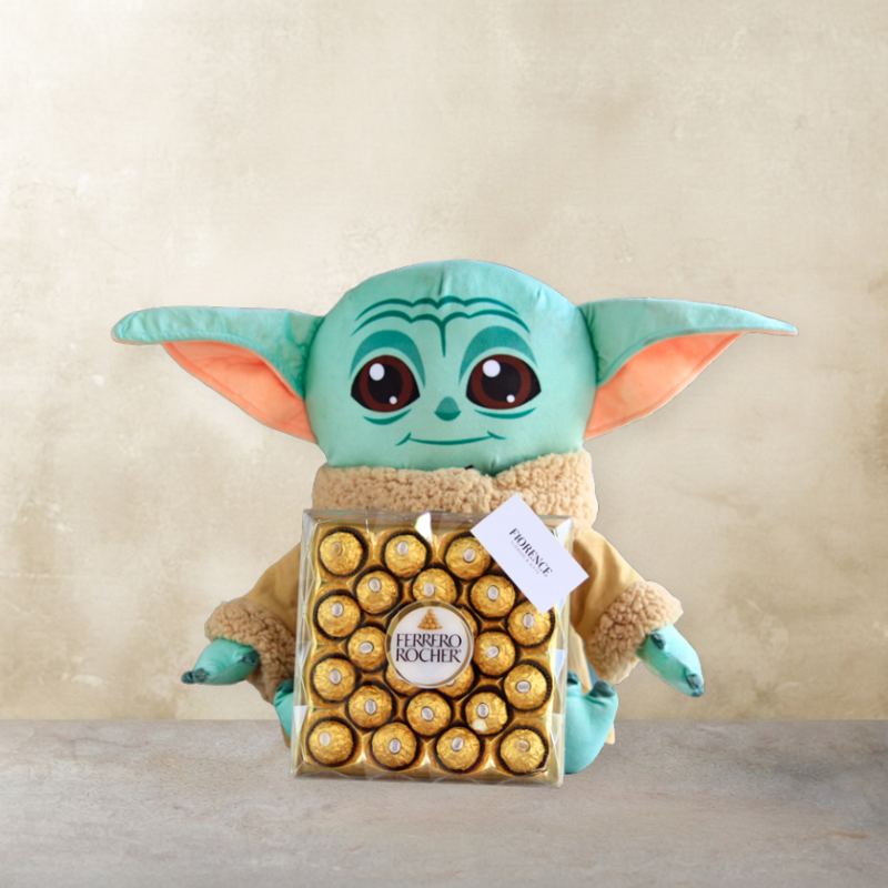 Yoda Plush with Chocolates