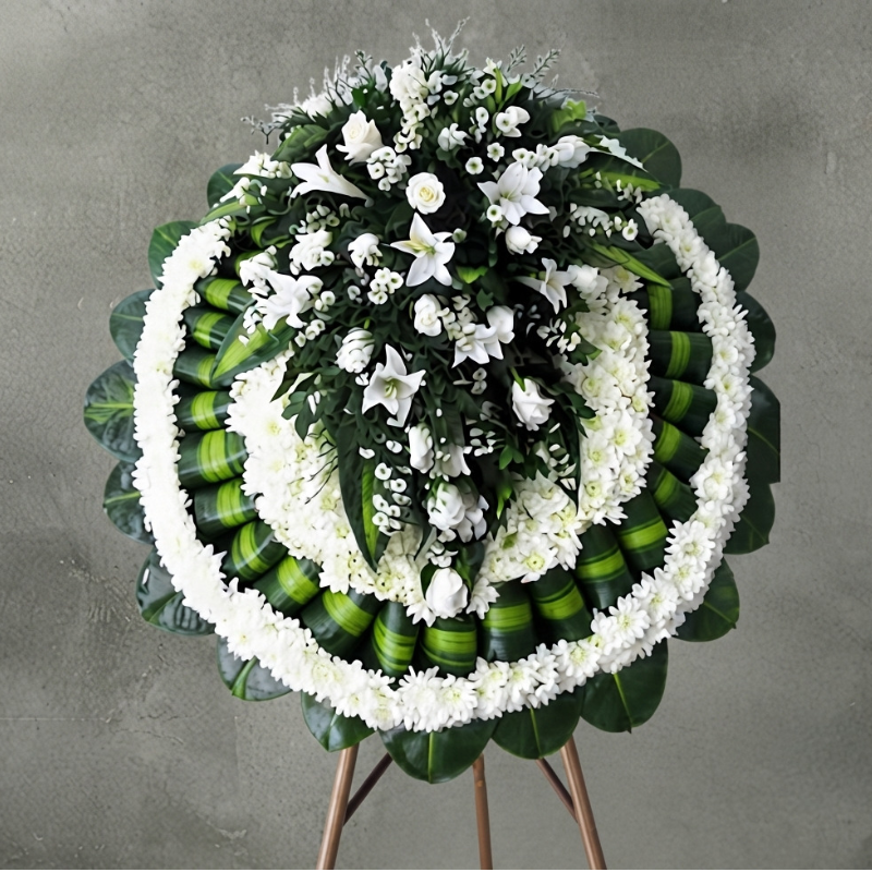 Imperial Condolence Wreath | Sympathy Flowers