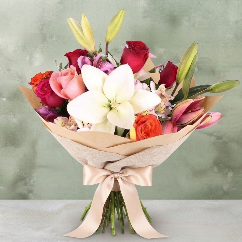 "Happy" Multicolor Bouquet