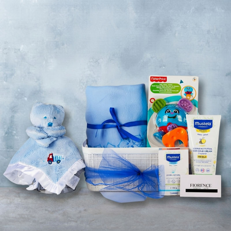 Cotton Dreams – Blue Baby Boy Gift Set