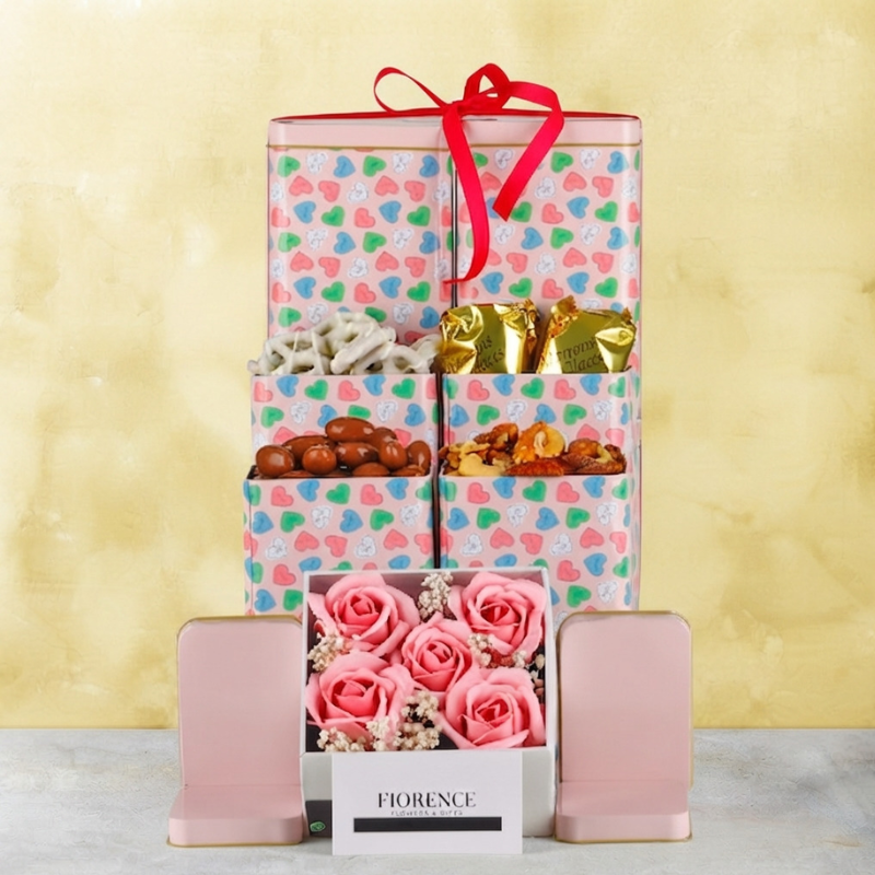 Sweetheart Tower & Everlasting Roses
