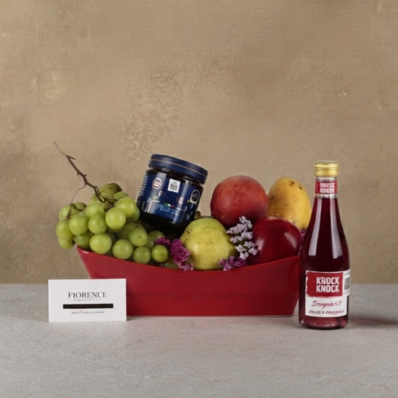 Fruit Gift with Jam and Sangria