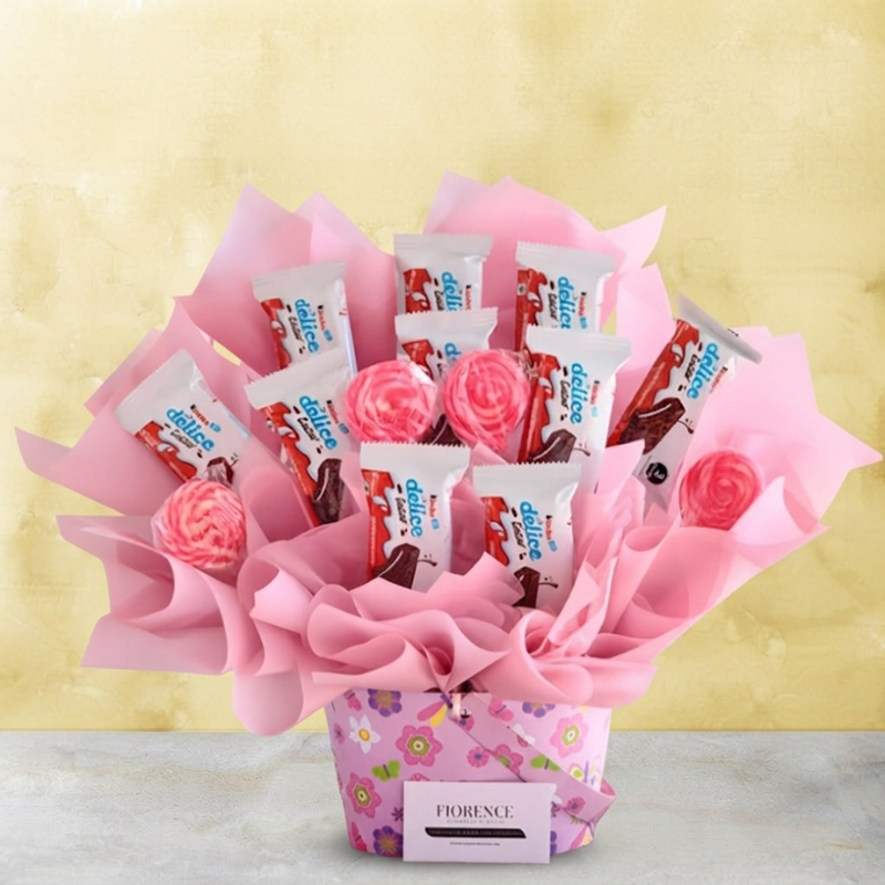 Kinder Delice Candy Bouquet