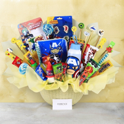Captain America Candy Bouquet - Gift for Children