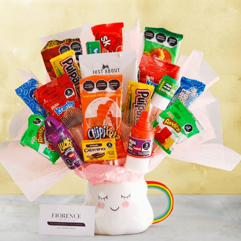 Special Sweetness Cloud Ceramic Mug Candy Bouquet