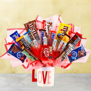 Candy Bouquet in Mugs Delight Collection (Love, Dad, Relax and Coffee)