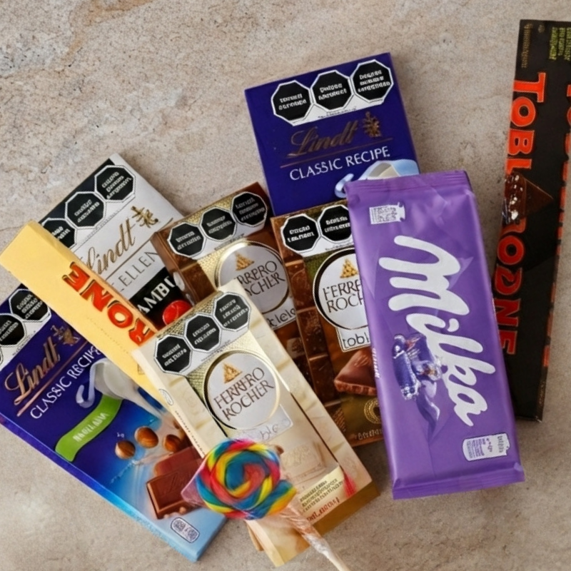 Candy Bouquet with Large Chocolate Bars-4