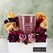 Scented Candle & Dried Flowers Gift Set