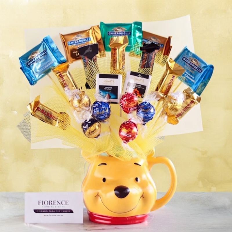 Winnie the Pooh Ceramic Mug Candy Bouquet