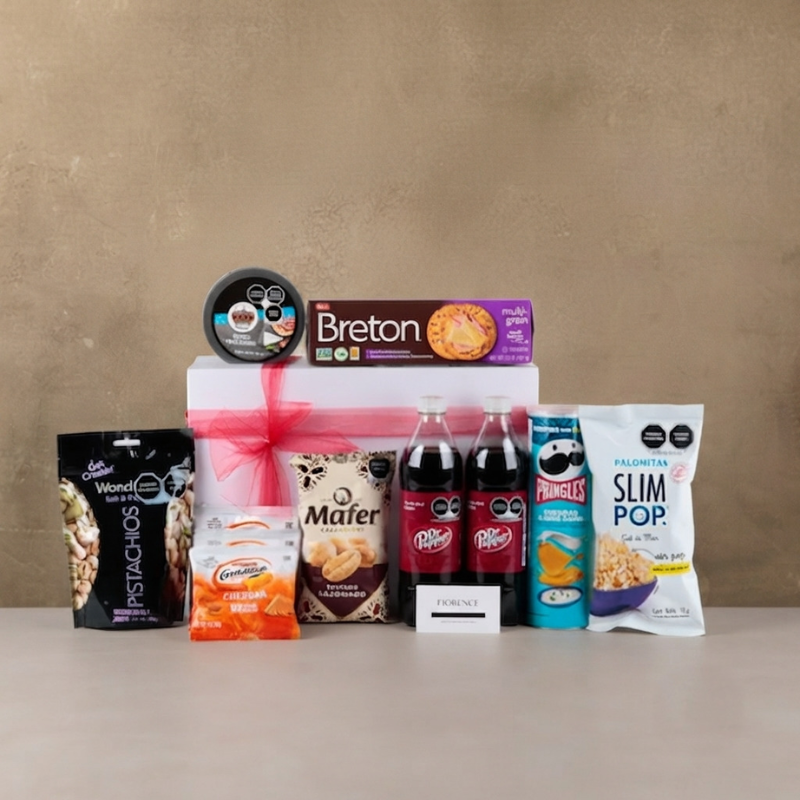 Munchies Gift Box: Snacks and Soda Mix