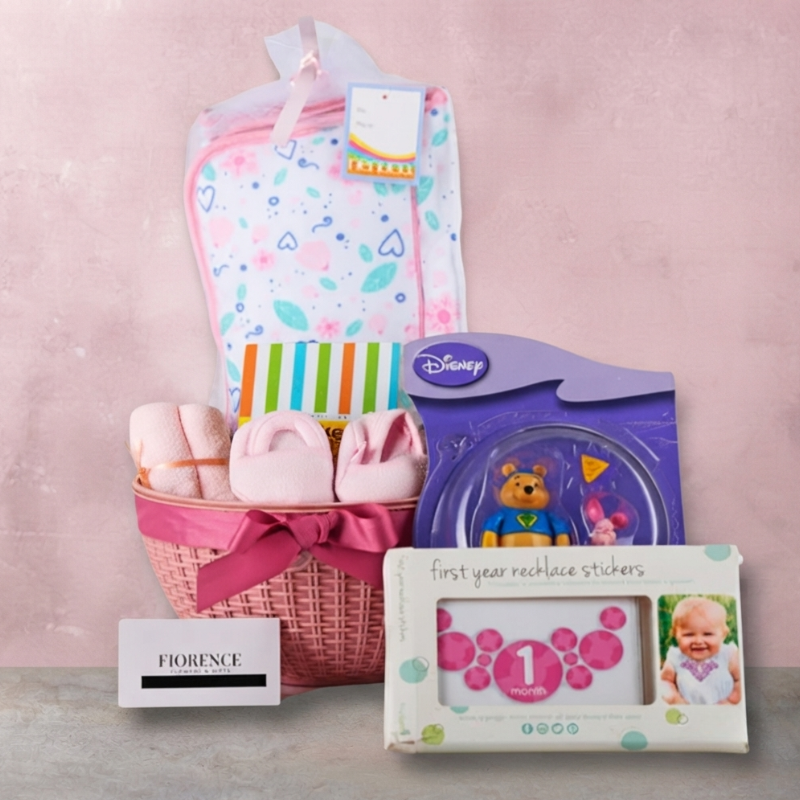 Newborn Baby Girl Gift Set - Pink Love