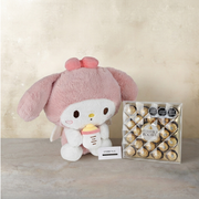 Hello Kitty - My Melody Plush with Chocolates