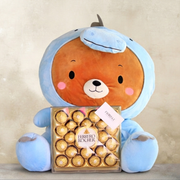 Dino-bear and Chocolates