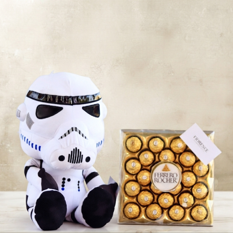 Star Wars - Stormtrooper Plush with Chocolates