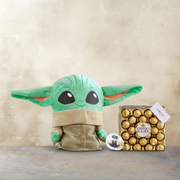Baby Yoda Plush with Chocolates