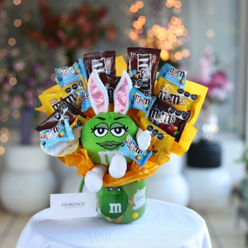 M&M´s Candy Bouquet - Giftbaskets México