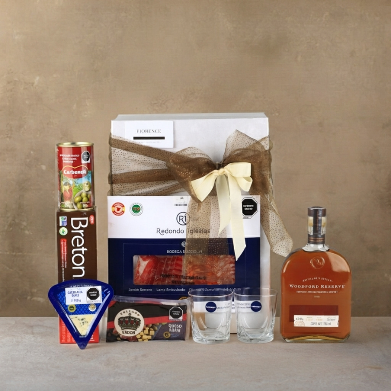 "Woodford Reserve & Charcuterie" Elite Box: Premium Bourbon & Gourmet Pairing