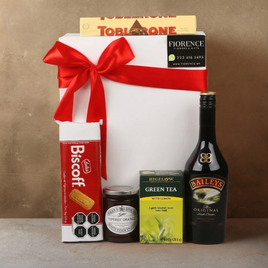 Gift box with Baileys Original, Cookies and More
