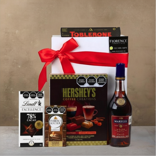 Delicious French Cognac Accompanied by Chocolates - Corporate Gift