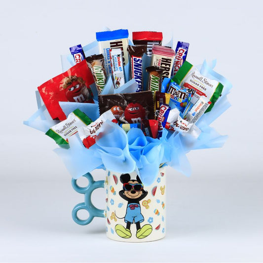 Mickey Mouse with Chocolates Candy Bouquet - Giftbaskets México