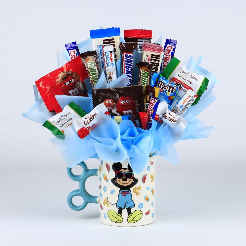 Mickey Mouse with Chocolates Candy Bouquet - Giftbaskets México