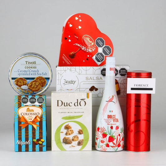 Premium gift box with sweet treats