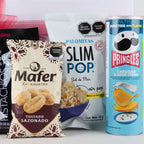 Munchies Gift Box: Snacks and Soda Mix.