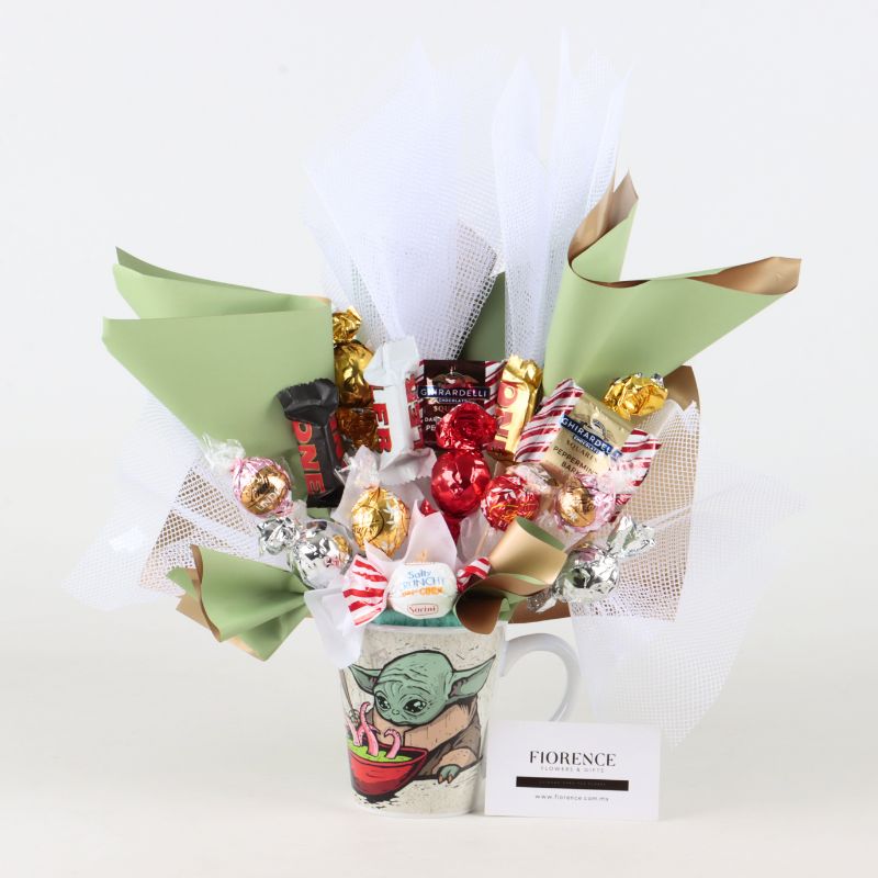Grogu Mug with Gourmet Chocolates & Collectible Mug