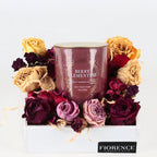 Scented Candle & Dried Flowers Gift Set