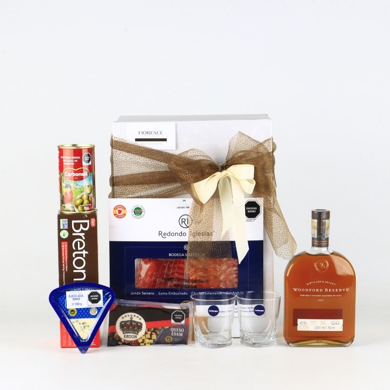 "Woodford Reserve & Charcuterie" Elite Box: Premium Bourbon & Gourmet Pairing