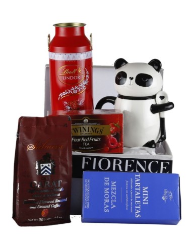 Original Panda Mug with Gourmet Products